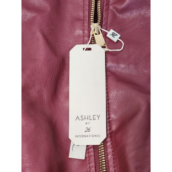 ashley by 26 international jacket Size Small Color Wine Style# JK-JR000072 New! - Picture 5 of 15